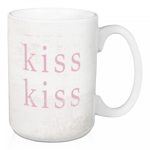 Kiss Kiss 15 oz Mug