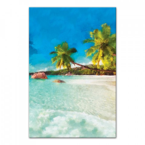 Painterly Palms 32x48 Canvas Wall Art
