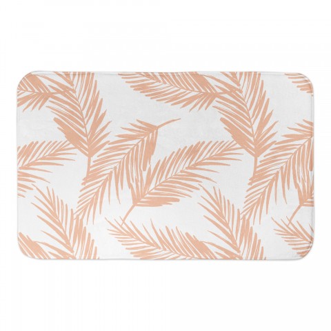 Peach Palms 34x21 Bath Mat