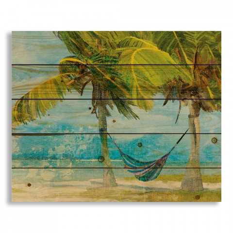 Peaceful Hammock 22x18 Pallet Wood Art