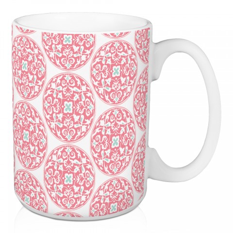 Coral Medallions  15 oz Mug