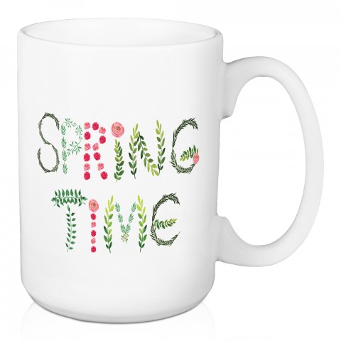 Spring Time Floral 15 oz Mug