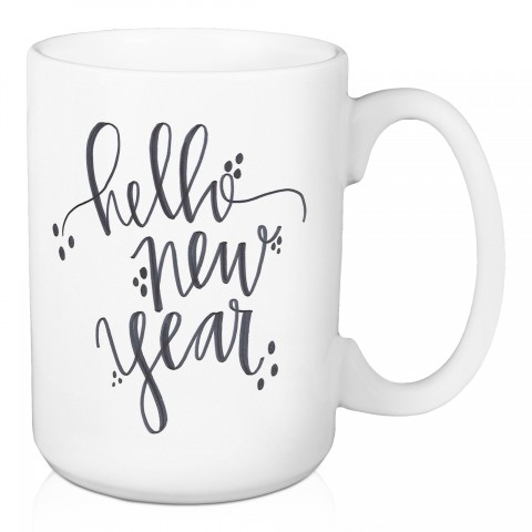 Hello New Year 15 oz Mug