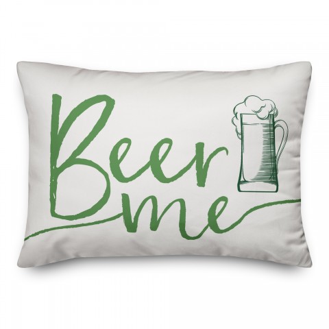 Green Beer Me 14x20 Spun Poly Pillow