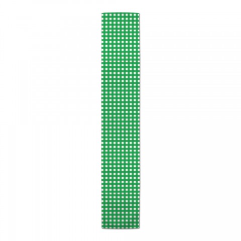 Green Buffalo Check Cotton Twill Runner
