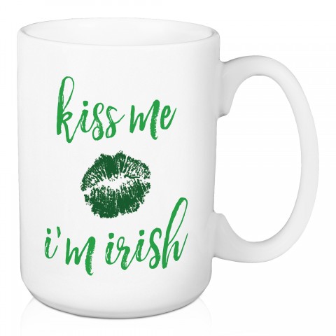 Kiss Me I'm Irish 15 oz Mug