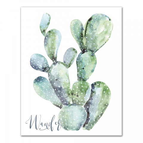 Wander Cactus 11x14 Canvas Wall Art