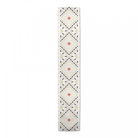 Tan Tribal Pattern Runner