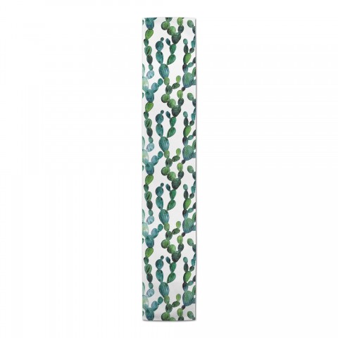 Watercolor Cactus Runner