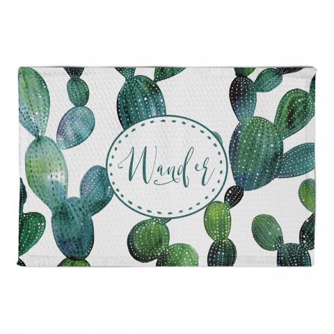 Watercolor Cactus 2x3 Area Rug