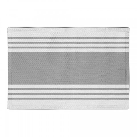 Gray Stripes 2x3 Area Rug