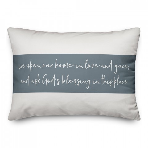 God's Blessing 14x20 Spun Poly Pillow