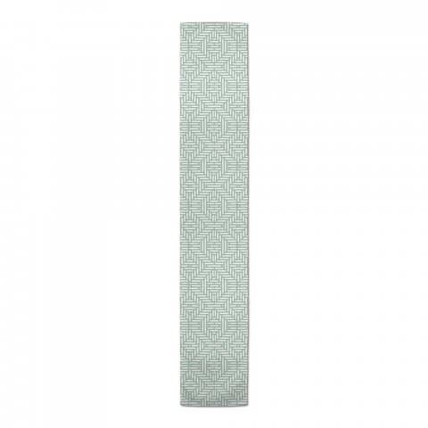 Aztec Line Pattern 16x90 Cotton Twill Runner