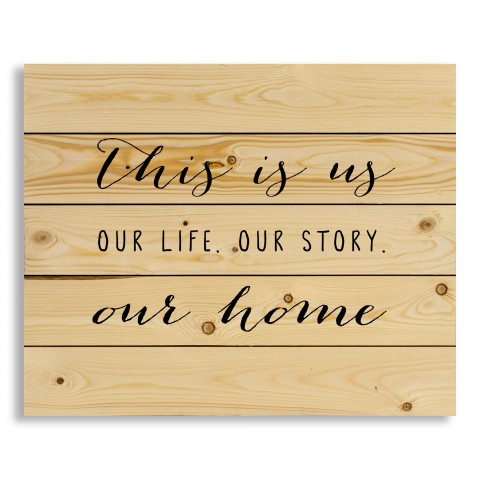 This is Us 22x18 Pallet Wood Art