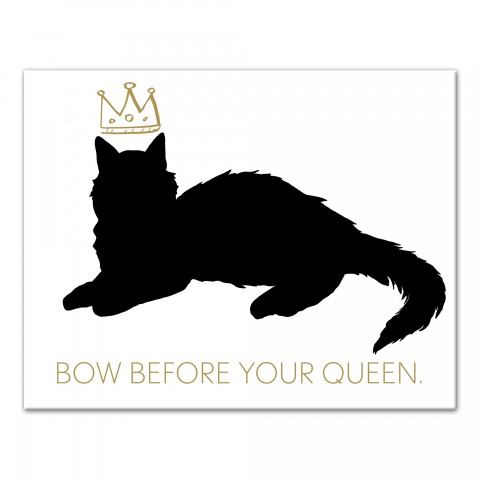 Bow Before Your Queen 11x14 Canvas Wall Art