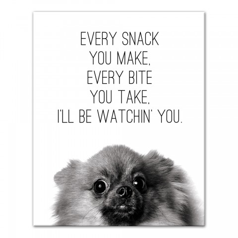 I'll Be Watchin' You 8x10 Canvas Wall Art