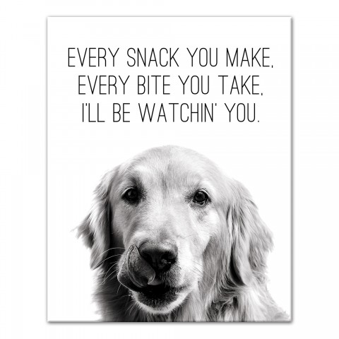 I'll Be Watchin' You 8x10 Canvas Wall Art