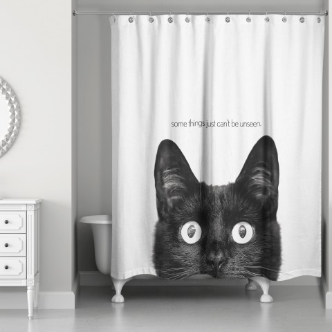 Can't Be Unseen 71x74 Shower Curtain