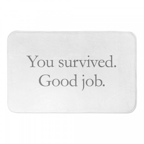 You Survived 34x21 Bath Mat