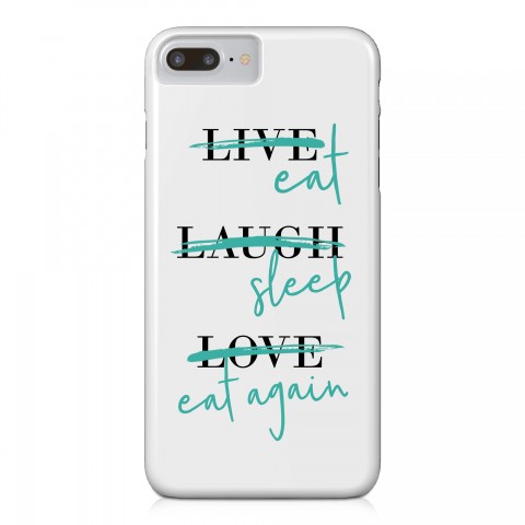 Eat Sleep Eat Again iPhone Case