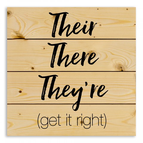 Get it Right 14x14 Pallet Wood Art