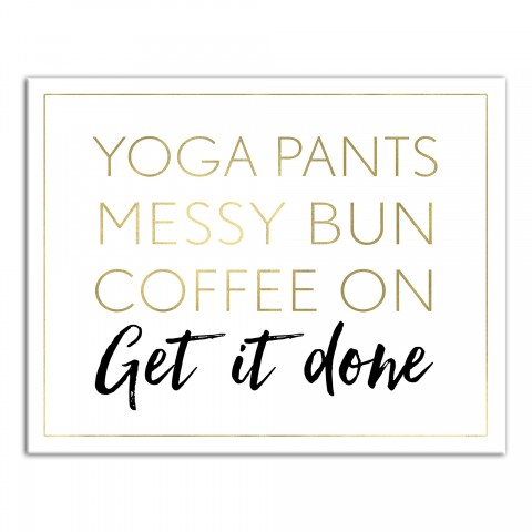 Get it Done 11x14 Canvas Wall Art