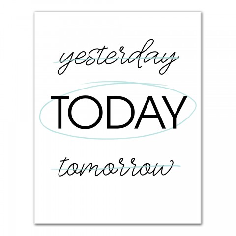Don't Procrastinate 11x14 Canvas Wall Art