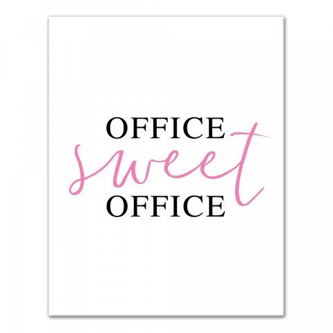 Office Sweet Office 11x14 Canvas Wall Art