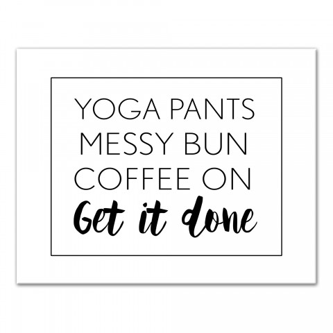 Get It Done 11x14 Canvas Wall Art