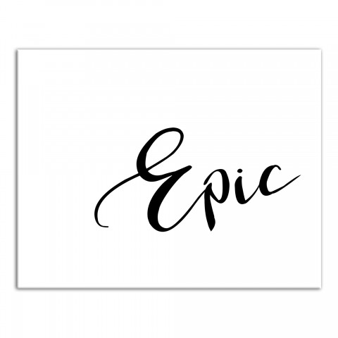 Epic 11x14 Canvas Wall Art