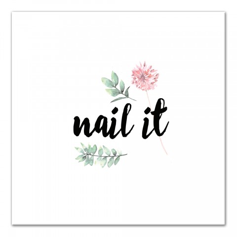 Nail It 12x12 Canvas Wall Art