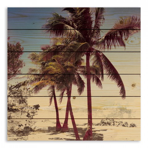 Palm Beach 21x21 Pallet Wood Art