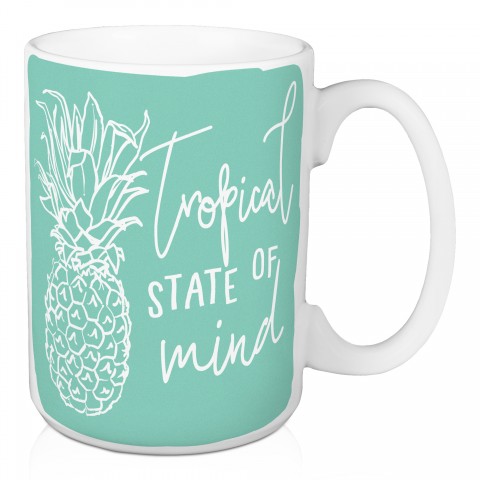 Tropical State of Mind 15 oz Mug