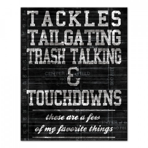 Men's Favorite Things 16x20 Canvas Wall Art