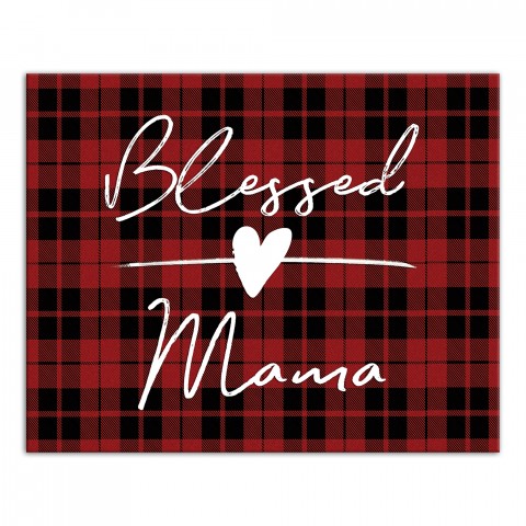 Blessed Mama 8x10 Canvas Wall Art
