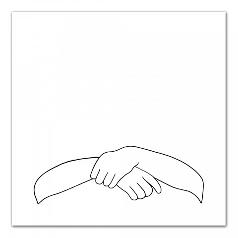 Reverent Hands 20x20 Canvas Wall Art