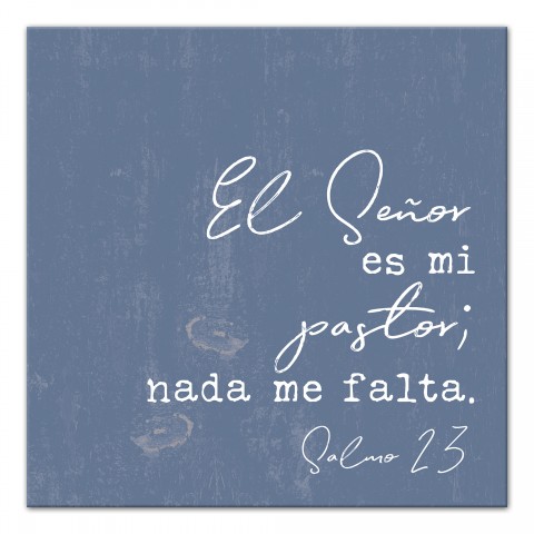 El Senor Es Mi Pastor 12x12 Canvas Wall Art