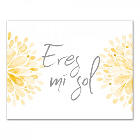 Eres Mi Sol 11x14 Canvas Wall Art