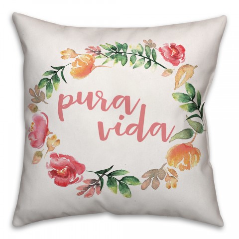 Pure Vida 18x18 Spun Poly Pillow