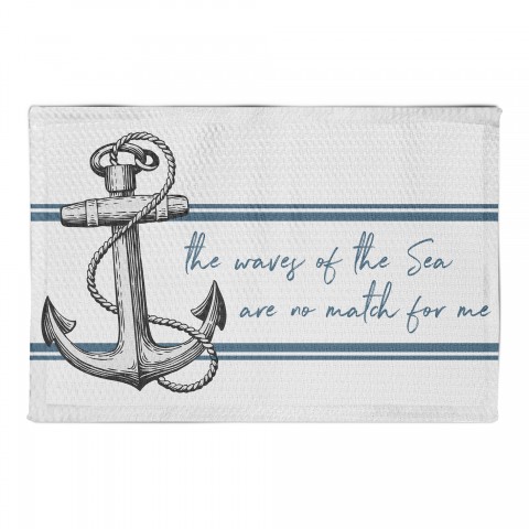 The Waves Of The Sea Are No Match For Me  Area Rug