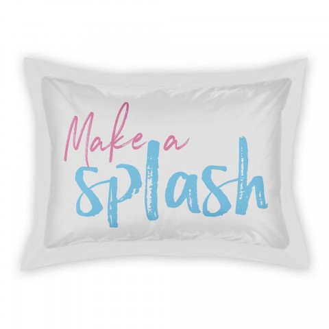 Make a Splash Standard Brushed Poly Sham
