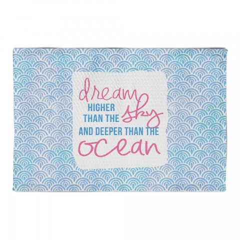 Dream Higher than the Sky and Deeper than the Ocean  Area Rug
