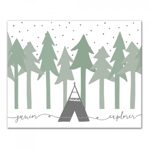 Junior Explorer 16x20 Canvas Wall Art