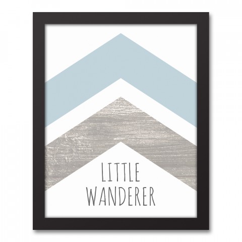 Little Wanderer 11x14 Black Framed Canvas
