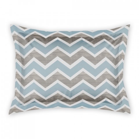 I'll Keep You Safe, You Keep Me Wild Chevron Standard Brushed Poly Sham