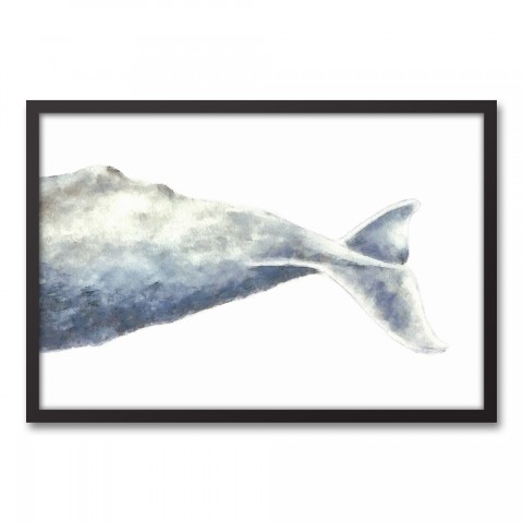 Watercolor Whale Set Separates Wall Art