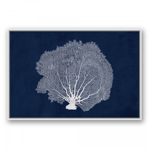 Nautical Full Fan Coral  Wall Art