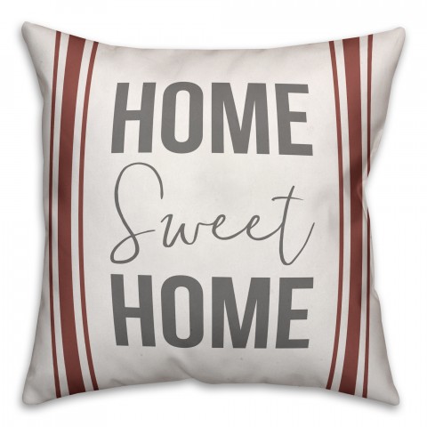Home Sweet Home 18x18 Spun Poly Pillow