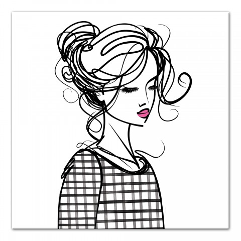 Fashionista 16x16 Canvas Wall Art
