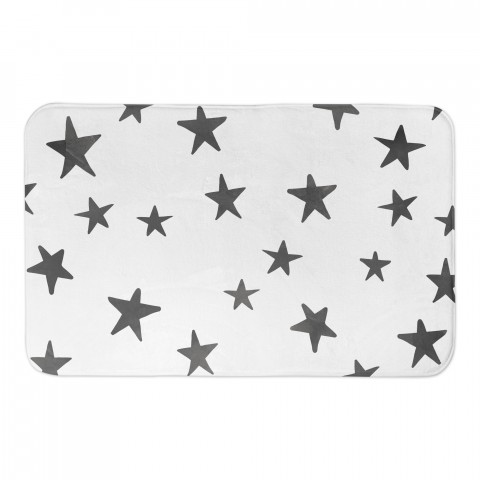 Watercolor Stars 34x21 Bath Mat